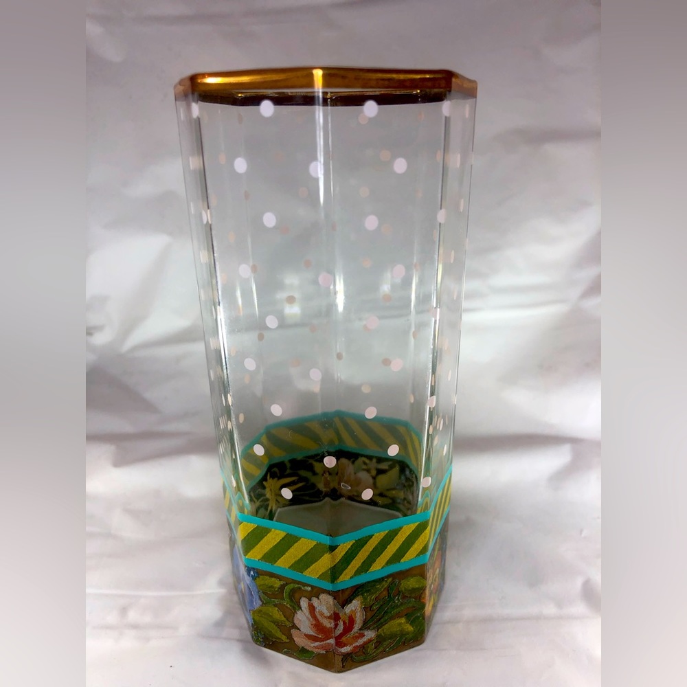 Mackenzie-Childs | Garland | Retired | Highball Glass